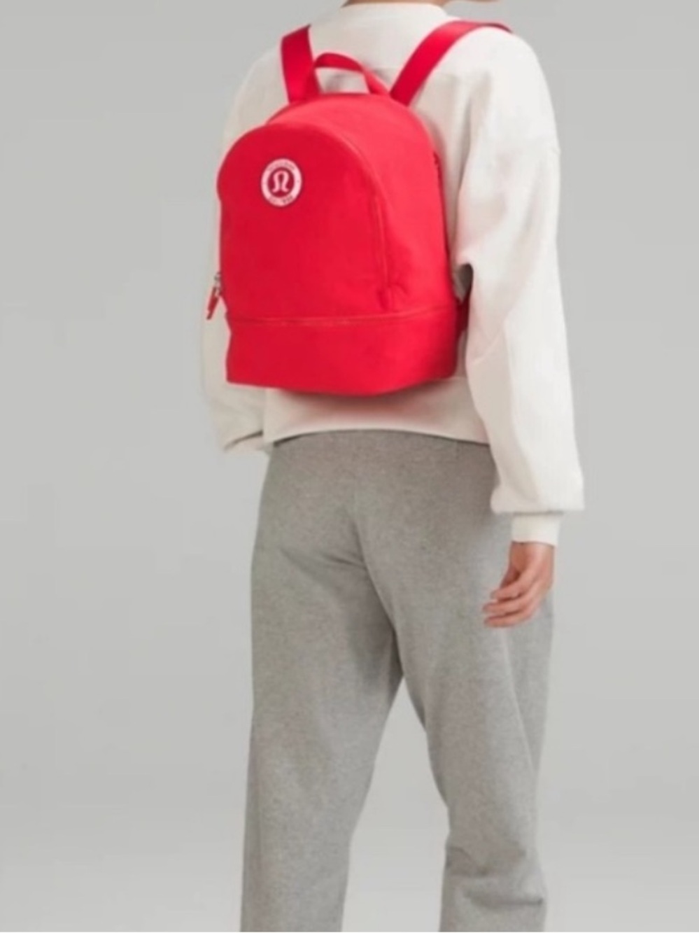 NWT Lululemon City Adventurer Mini Backpack Club Patch LOVE RED 11L Rare